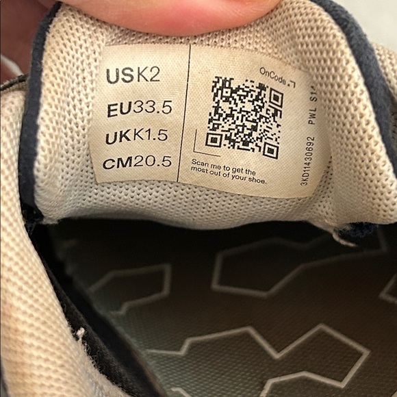 On Running Kids Cloud Play Slip-On Sneakers sz 2 in Navy Blue - Picture 7 of 7